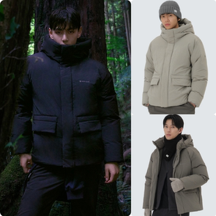 韩国正品代购 snow peak雪峰 25冬 男 保暖休闲中长款工装羽绒服