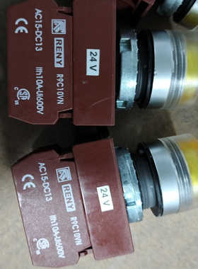 RENY雷力红色按钮，型号R9C10VN，24V，多个，.询价