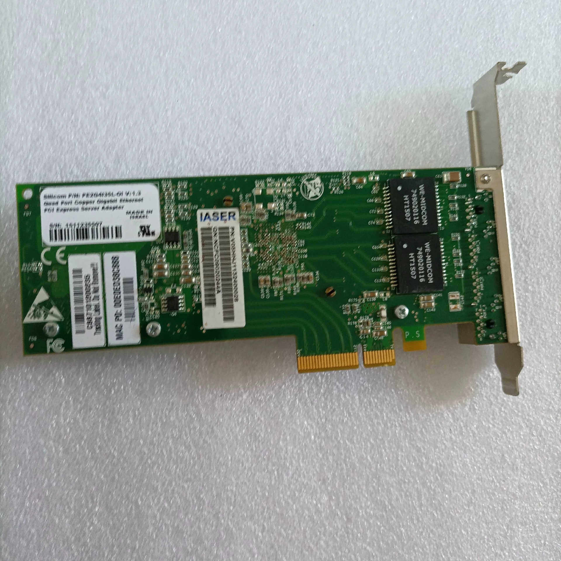 Silicom PE2G4I80L-R-HU  82580芯.询价