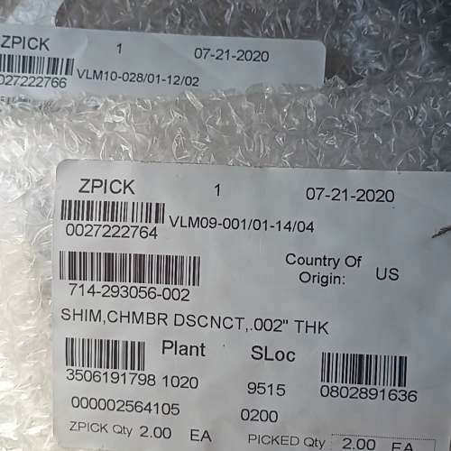应用材料zpick  半导体 金属垫片.询价