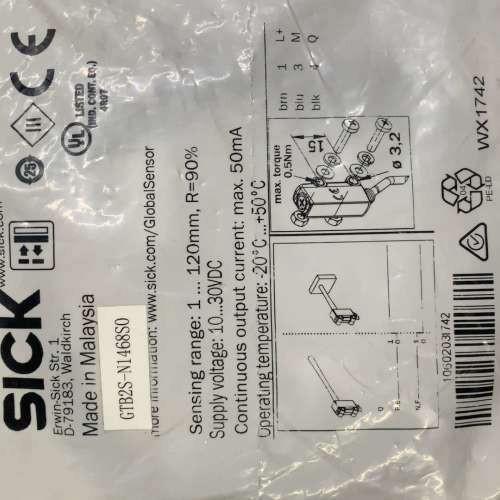 西克光电GTB2S-N3320S0,7条。GTB2S-N14.询价