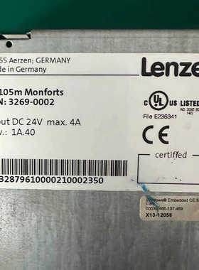 Lenze伦茨触摸屏EL 105m Monforts.询价