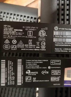 HP T628 J1900CPU  4G内存，4台带风扇，.询价