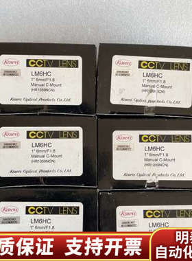 kowa LM6HC，6mm广角工业镜头，1寸鱼眼镜头，.询价