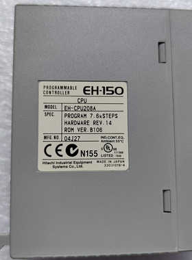 日立PLC模块 EH-CPU208A .询价