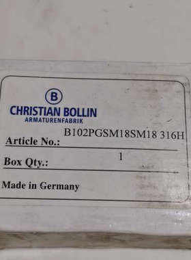CHRISTIAN BOLLIN柏林阀.询价