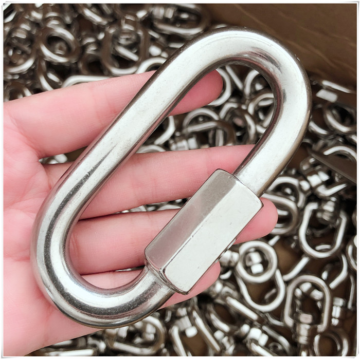 滨州腾达 304不锈钢快速连接环登山扣M12 承重480kg 店主推荐