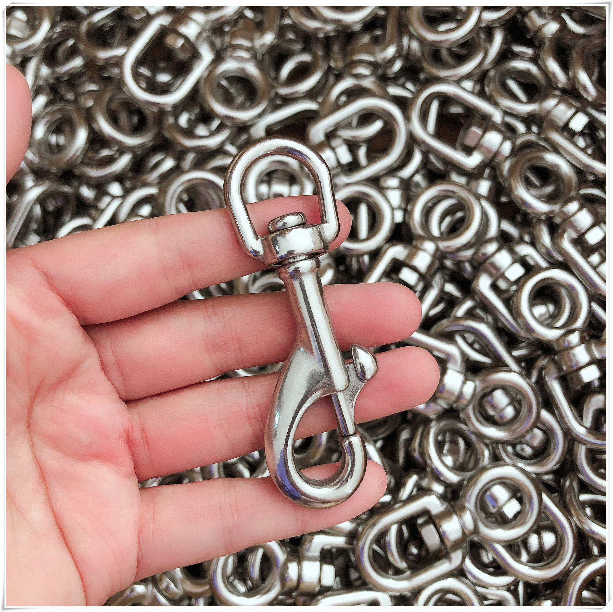 滨州腾达 316不锈钢单头钩l80 承重80kg 宠物链头潜水挂钩