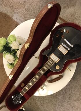 Gibson Les Paul Standard 2016 LP 黑色虎纹电吉他 带盒行货包邮