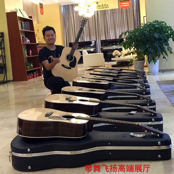 马丁全单民谣吉他云杉玫瑰木包邮