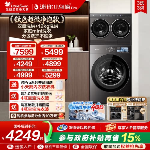 小天鹅迷你小乌梅分区洗衣机