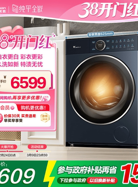 小天鹅纯平全嵌10KG全自动洗衣机洗烘一体蓝氧护色洗TD100MS97ILZ