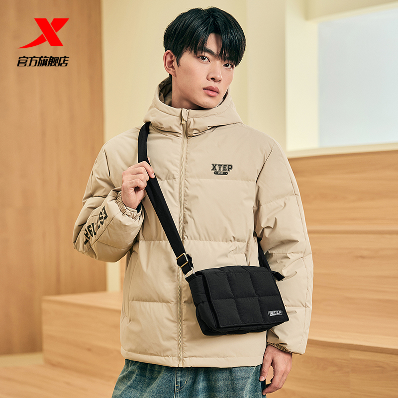 特步挎包男女2024年新款