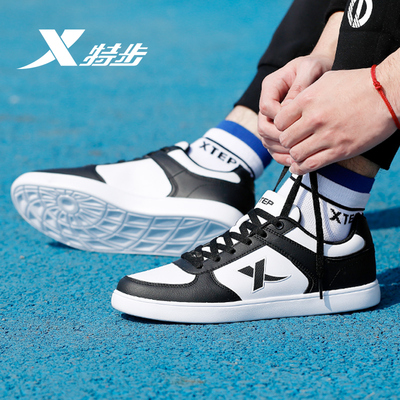 特步板鞋男士休闲鞋潮流新品