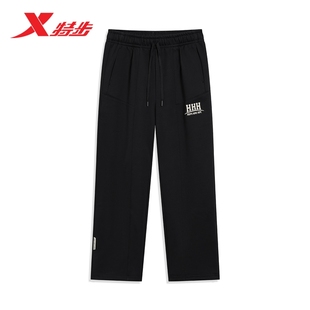 针织男子通勤运动长裤 新品 975429630177 男2025年冬季 特步加绒卫裤