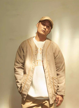 madboys 余文乐23MDNS BASEBALL SHIRT JACKET日产内胆羊毛夹克