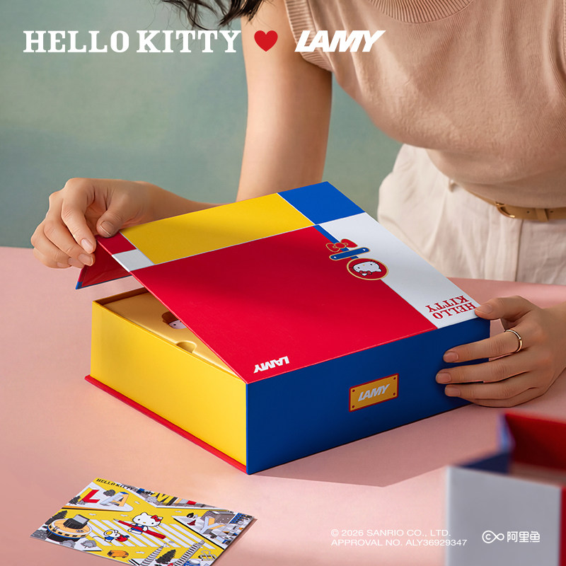 【好物体验专用】LAMY凌美 Hello Kitty时光信物限定联名礼盒装 钢笔墨水笔宝珠笔签字笔文具节日送礼