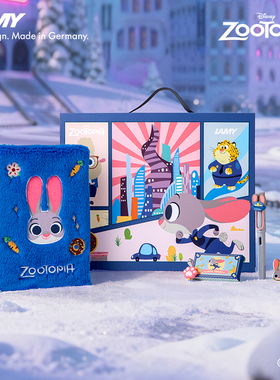 LAMY凌美 钢笔礼盒疯狂动物城联名墨水笔套装 书写文具办公签字笔节日礼品小众礼物