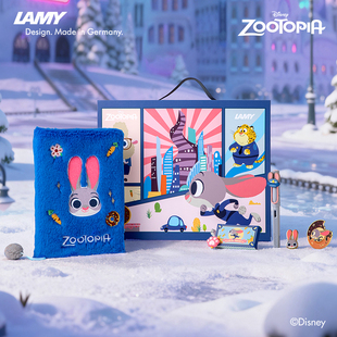 LAMY凌美 钢笔礼盒疯狂动物城联名墨水笔套装 书写文具办公签字笔节日礼品小众礼物