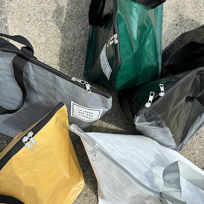 拉链手提编织袋大容量收纳袋购物