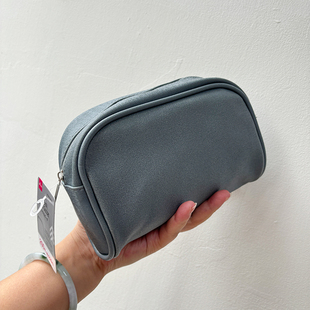 简约化妆包小巧便携多功能护肤品口红收纳小包旅行防水洗漱化妆袋
