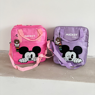 学生儿童补习袋手提包大容量背包收纳袋单肩斜挎包双肩包多用便携