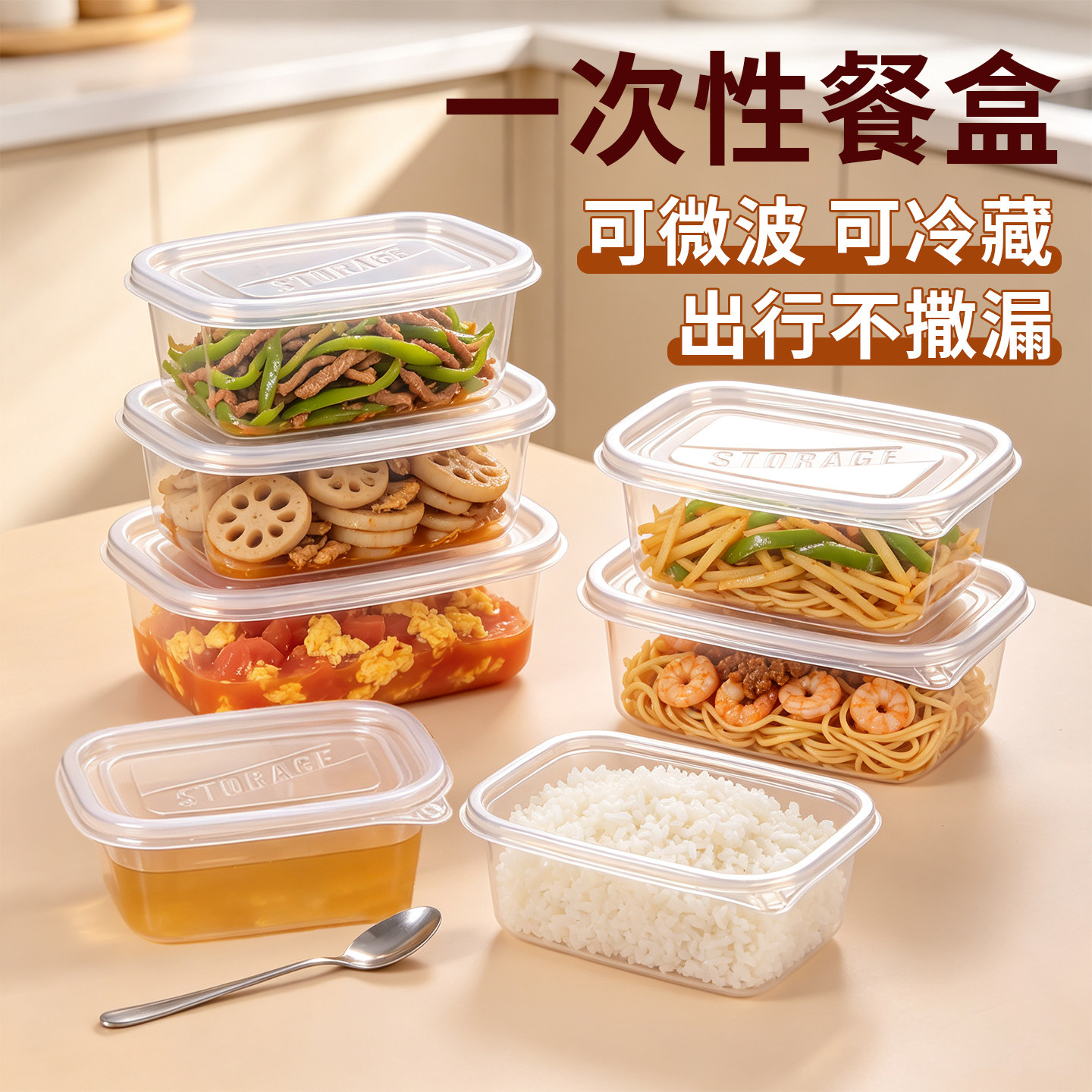 【超值性价比】一次性餐盒打包盒