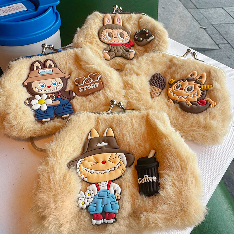 卡通毛绒小拉布兔子少女零钱包森系精灵布艺小手包耳机钥匙收纳包,节庆用品/礼品,创意零钱包,淘宝优惠券,粉丝福利购,淘宝优惠卷