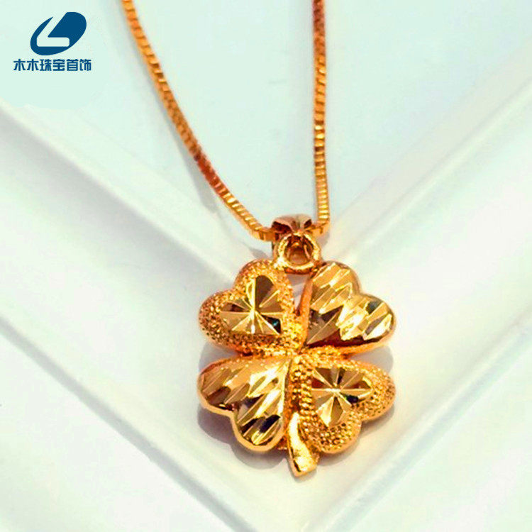 Jewelry Euro Hard Gold make fashion exquisite Jewellery jewelry fade Manufactor female Clover Pendantin the Accessories/Fashion Jewelry, Pendant/Pendant  category - from Buy2taobao.com to provide professional Taobao agent buy service