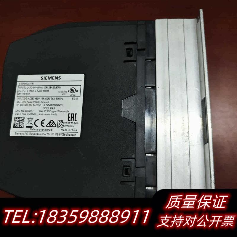 全新原装SIEMENS/V20变频器0.75KW6SL32议价
