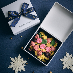 【现货精致】日本限定纪念日Message de rose玫瑰巧克力礼盒