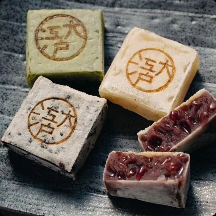 【现货新品】日本进口大江户中田屋金锷红豆糕芝麻抹茶点心下午茶