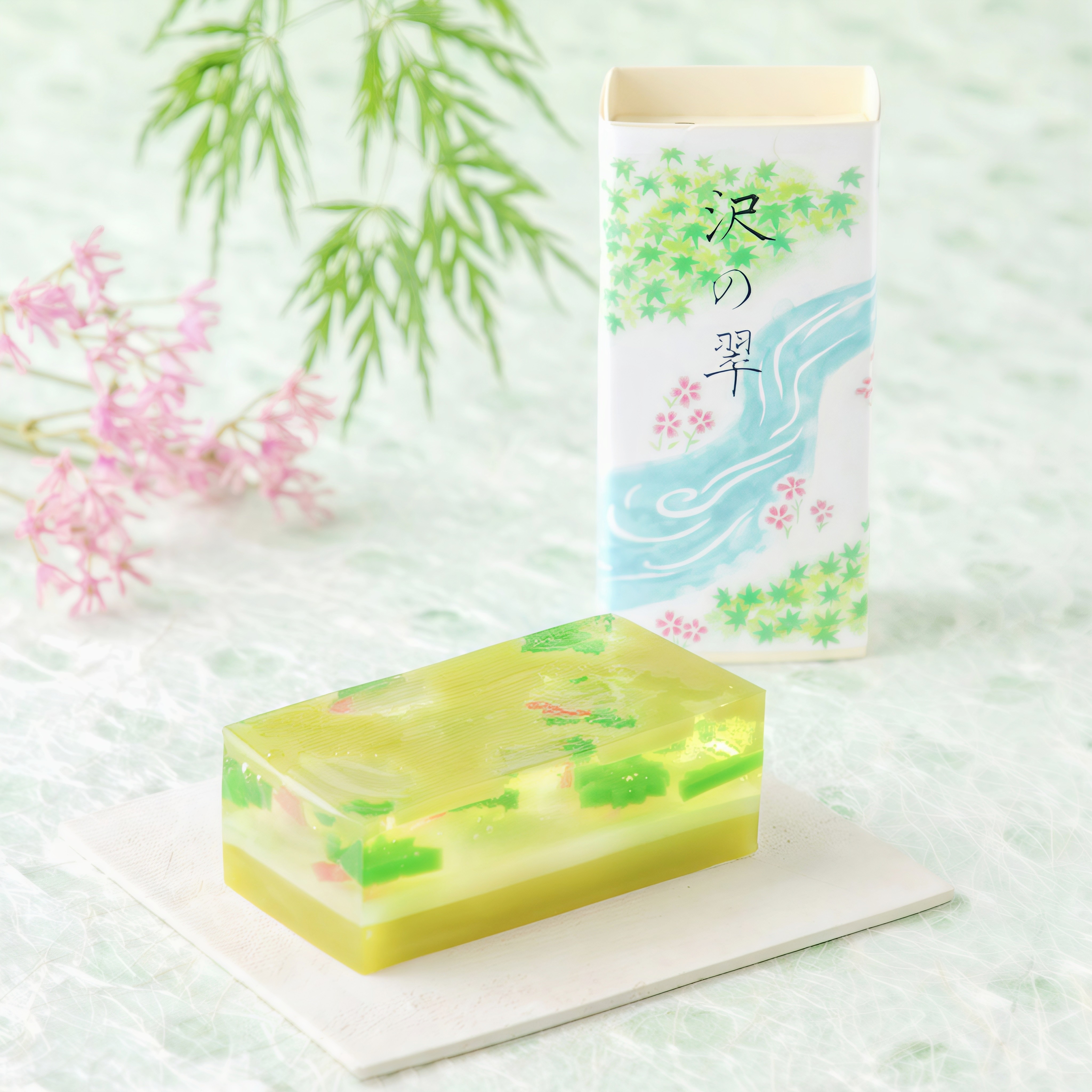 【现货特别款】日本进口两口屋是清手作造型羊羹水蜜桃布丁果冻