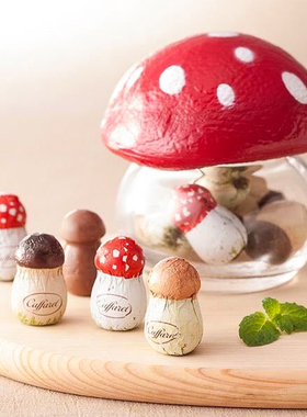【现货速发】日本进口意大利CAFFAREL儿童手工牛奶巧克力蘑菇礼盒