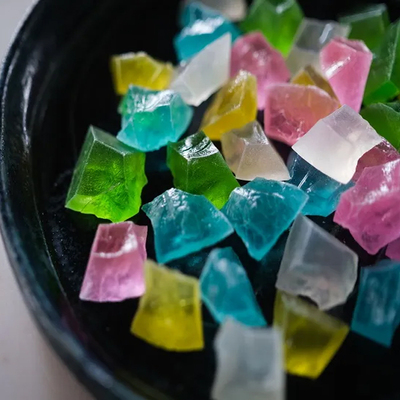 【现货琥珀糖】日本季节限定高野屋贞弘琥珀糖网红声控宝石糖果