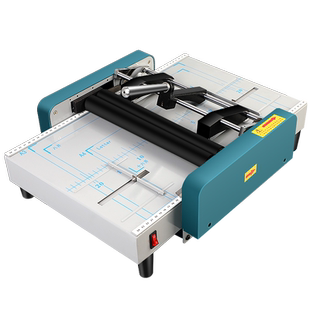 古德骑马钉装订机电动订折机A3全自动订折一体机A4铜版纸压痕机说明书中缝折纸机器折页机订书机书籍广告书本