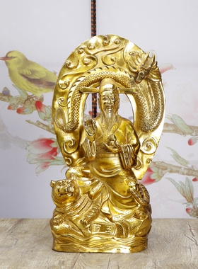 纯铜名医孙思邈神像工艺品