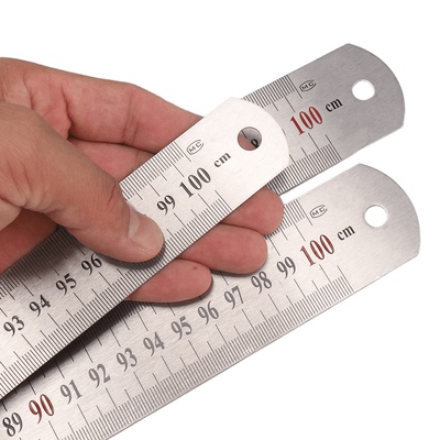 淘禧双面刻度耐用耐磨钢尺批发