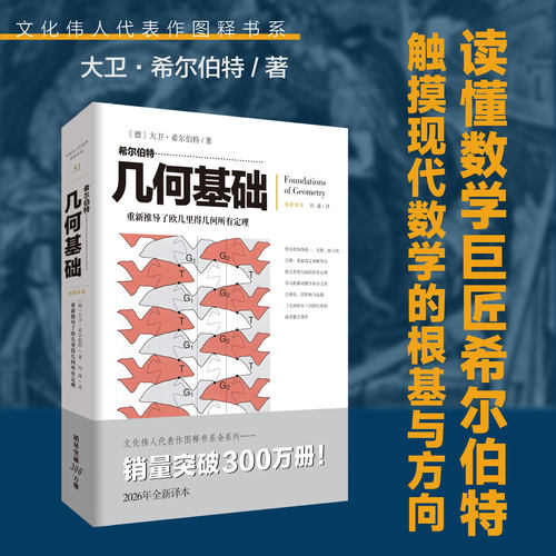 希尔伯特几何基础文化伟人代表作图释书系51数学几何原本欧几里得公理化方法系统畅销经典自然科学公理化体系点直线平面哥廷根学派