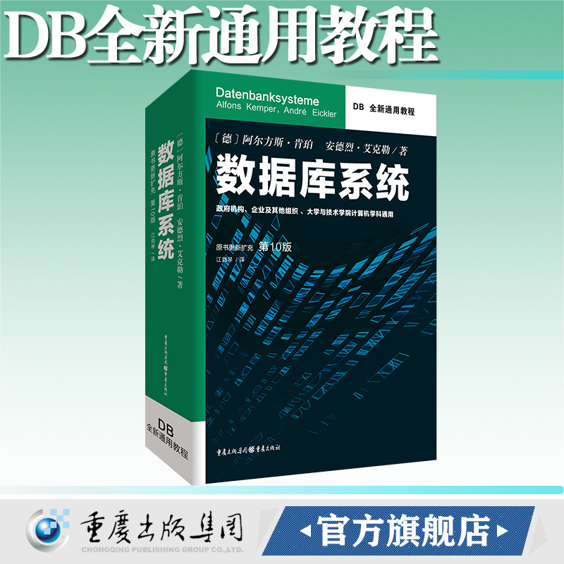 官方正版《数据库系统》第10版 ［德］阿尔方斯·肯珀  安德烈·艾克勒/著 DB全新通用教程 计算机科学数据库系统查询优化关系模型