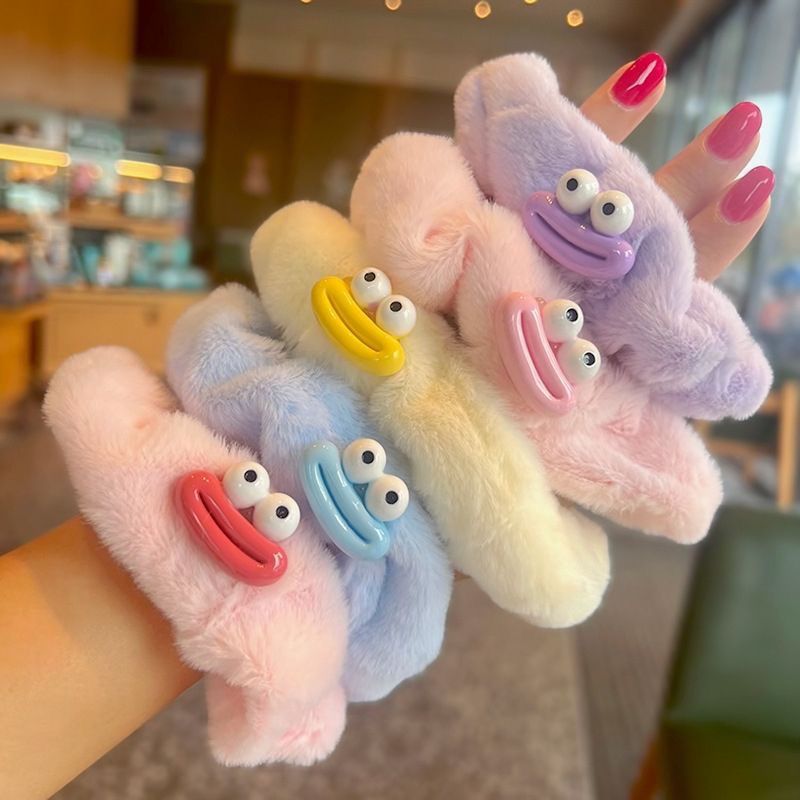 可爱毛绒秋冬款香肠嘴大肠发圈