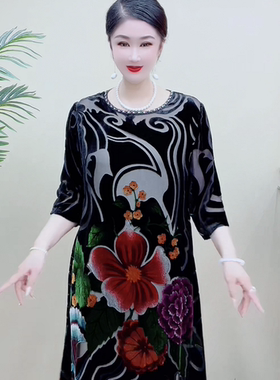 桑蚕丝连衣裙43A1937