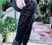 4165 外穿显瘦棉裤 韩国钻石绒植绒棉大码 时尚