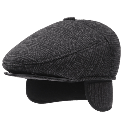 帽子前进帽男中老年人冬季