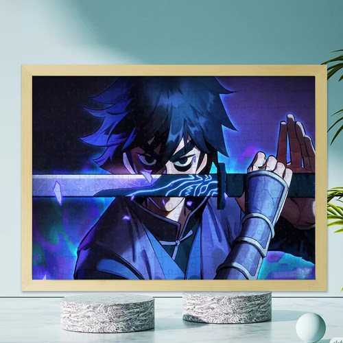 刺客伍六七拼图动漫木质500片平图成人解压益智玩具礼物300块有框