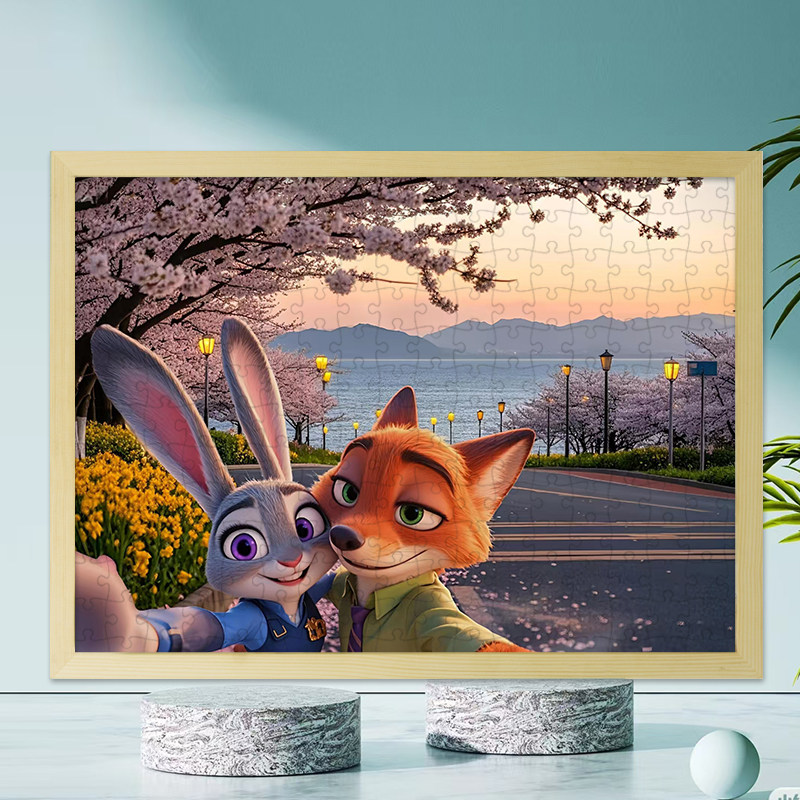 疯狂动物城木质拼图3-6-12岁以上儿童益智玩具高颜值男孩礼物有框,玩具/童车/益智/积木/模型,拼图/拼板,淘宝优惠券,粉丝福利购,淘宝优惠卷