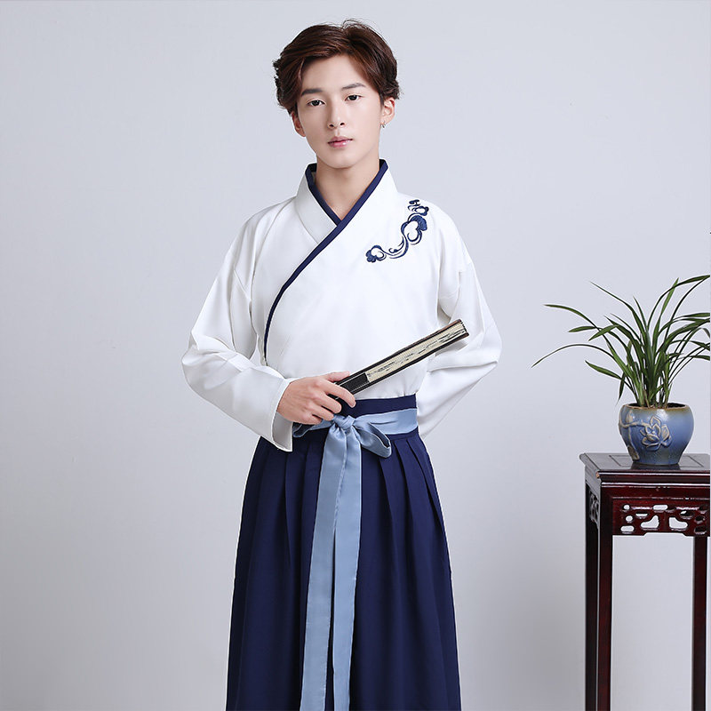 汉服男中国风古风武侠剑客服男士公子少爷国学服套装夏季古装常服