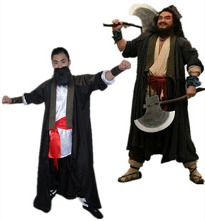 新款水浒英雄传李逵服装梁山好汉古装男装舞台演出影视剧服装