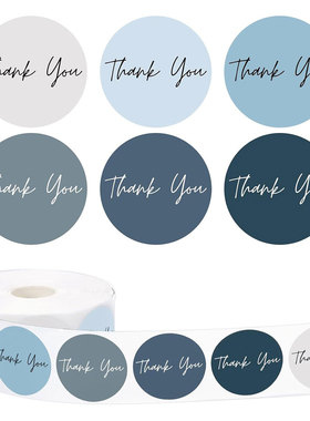 ins简约礼物包装感谢封口贴thank you烘焙蛋糕雪梨纸装饰谢谢贴纸