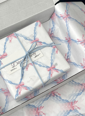 大张高颜值可爱雪梨纸衣服围巾礼物包装飞机盒打底内衬纸丝带贴纸